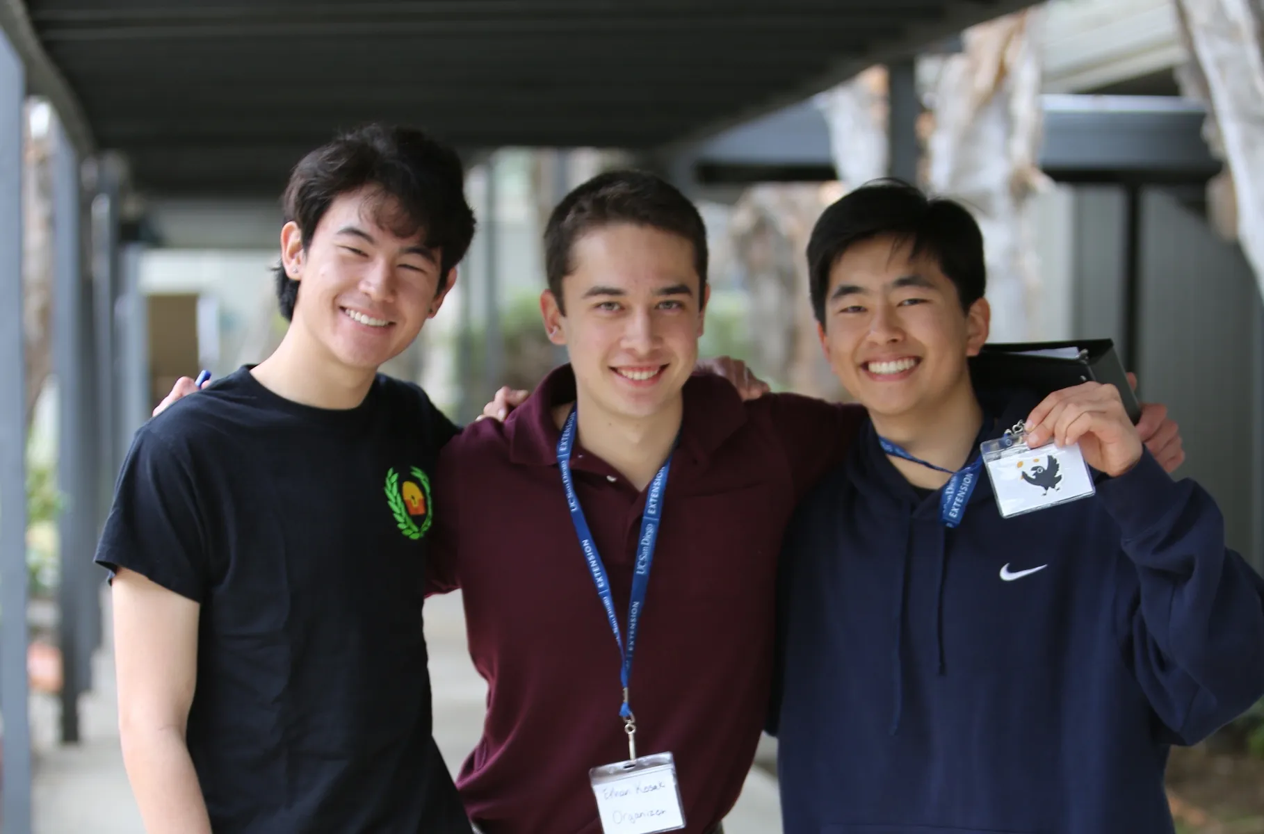 Co-founders Ethan Wang, Ethan Kosaki, and Brandon Joe are ready to start the day